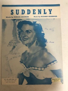 Suddenly Sheet Music Beryl Davis - Picture 1 of 2