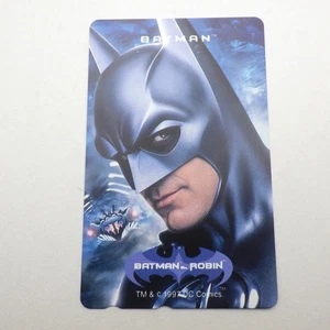 Tarjeta telefónica japonesa Batman & Robin Batman Bruce Wayne George Clooney 1997 - Imagen 1 de 6