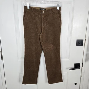 E Land Corduroy Pants Boys Size 10 Acorn Brown Cotton Adjustable Waist Casual  - Picture 1 of 9