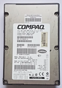 18.2 GB Compaq BB018122B7 7200rpm Wide Ultra2 SCSI 80pin HDD 3.5 " Hard Disk - Picture 1 of 1