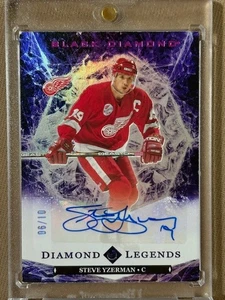 Steve Yzerman 2024-25 6/10 RARE! UD Black Diamond - Legends #BDL-SY *edge damage - Bild 1 von 6