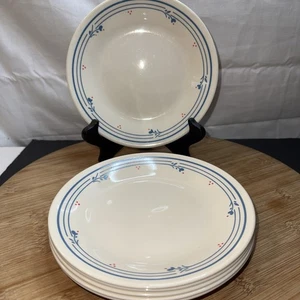 Corelle by Corning "Country Violet" 6,75" piatto insalata pane laterale beige blu rosso  - Foto 1 di 6