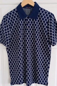 Louis Vuitton Poloshirt Herren Monogram. Baumwollstrick Gr. L dunkelblau  - Bild 1 von 11