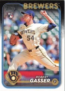 2024 Topps Update #US119 Robert Gasser Milwaukee Brewers RC - Picture 1 of 2