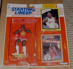 Starting Lineup Michael Jordan Bulls 1990 Edition w/Rookie 1984 & 1990 Cards New - Picture 1 of 7