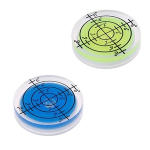 Adjustable Bubble Level Set 2Pcs 32mm for Accurate Calibration of Equipment - Picture 1 of 12