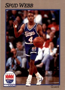 1992 Hoops 100 Superstars #85 Spud Webb Sacramento Kings - Picture 1 of 2