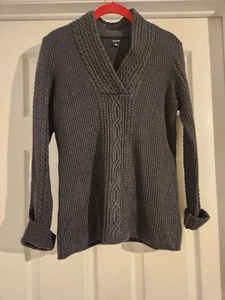 Nautica Herren Pullover mit Zopfmuster Schwarz M - Bild 1 von 6