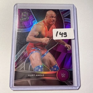 2022 Panini Chronicles WWE Wrestling Spectra Purple Prizm KURT ANGLE /49 - Bild 1 von 2