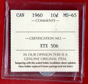 1960 Kanada 10 Cent SILBER - Bild 1 von 8