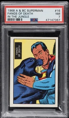 1968 A & BC Superman In the Jungle Fangs Of Death #16 PSA 7 NRMT - Image 1 of 2