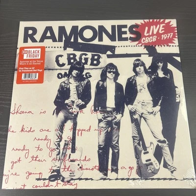 RAMONES - Live CBGB 1977 LP NEW RSD RED VINYL Stooges Sex Pistols Misfits PUNK - Image 1 of 2