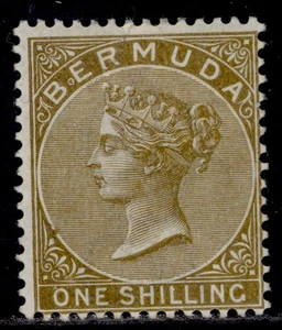 BERMUDA QV SG29b, 1s olive-brown, LH MINT. Cat £14. - Picture 1 of 1