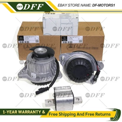 3X Sets Engine Mount Gearbox Mount Kits For Mercedes-Benz S-CLASS W222 S350 S450 - Image 1 of 4