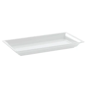 MEL19 Endurance Melamine Rectangular Platter, 14.25" x 7.5", White - Picture 1 of 3