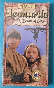 Leonardo A Dream Of Flight (1997) VHS NEW Sealed Featured Films For Families - Foto 1 di 4