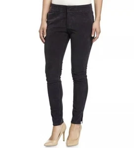 NUEVO Con Etiquetas James Perse Dobladillo Dividido Pana Pantalones Ajustados Talla 26 Negro - Imagen 1 de 6