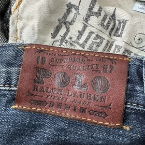 Vintage Polo Ralph Lauren Jeans Herren 36x32 Blau Straight Relaxed Denim - Bild 1 von 10