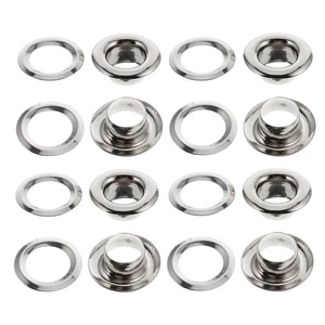 100 Stück Gardinen Knopfloch Schiebe Badezimmer Stangen Ringe - Bild 1 von 12