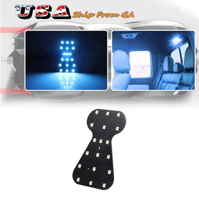 Panel de bombilla LED azul hielo de luz domo superior para 94-04 Ford Mustang F-150 F-250 K Foto 1 de 4