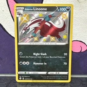 Galarian Linoone SHINY SV079/SV122 Shining Fates NM Holo Foil Rare Pokemon - Picture 1 of 2