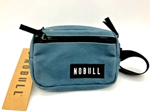 Marsupio unisex NO BULL nuovo tela grigia scomparti separati 7x5x1,25" - Foto 1 di 7