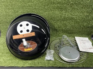 Vintage WEBER Team NFL Smokey Joe Grill Pittsburgh Steelers - Bild 1 von 10