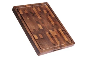 Walnut Wood Cutting Boards for Kitchen, Thick Chopping Board with Non-Slip Fe... - Picture 1 of 9