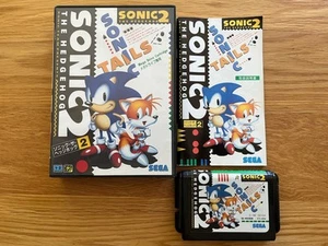 Sonic The Hedgehog 2 Japan MegaDrive Mega Drive With Manual! - Picture 1 of 21