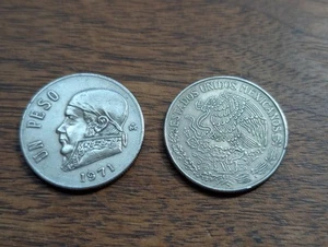 1971 Mexico One Peso XF Jose Maria Morelos - Picture 1 of 1