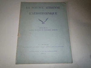 Revue la science aérienne et l'aérotechnique n°3 1939 - Picture 1 of 1