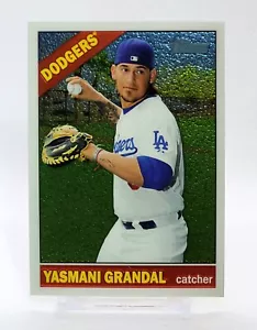 2015 Topps Heritage High Number Yasmani Grandal Chrome #585 206/999 - Picture 1 of 2