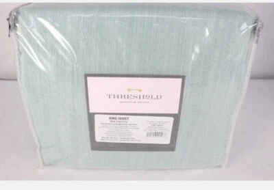 Juego de edredón y fundas de almohada Target King Size 3pc Nuevo verde menta Foto 1 de 4