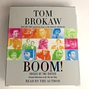 Boom! : Voices of the Sixties by Tom Brokaw Audiobook on CD Audio Book - Picture 1 of 4