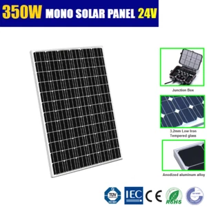 24V 350W MONO SOLAR PANEL CARAVAN HOME OFF GIRD 24V BATTERY CHARGING 36V MODULE - Picture 1 of 2