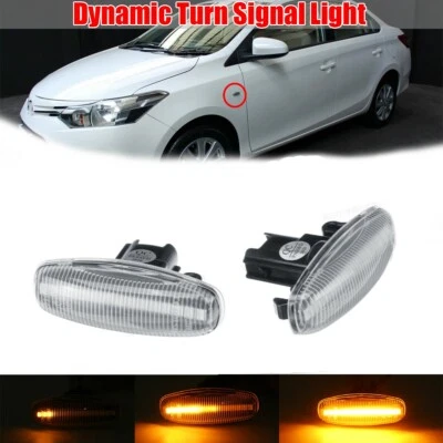 Sequential Dynamic Side Marker Light For Toyota Yaris Corolla Camry 2014-2019 - Image 1 of 4