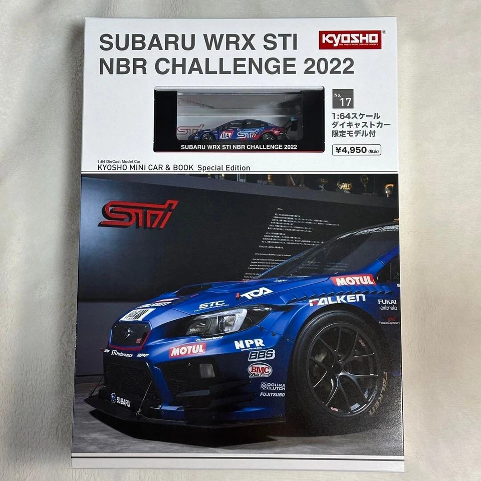 KYOSHO MINI COCHE Y LIBRO Nº17 SUBARU WRX STI NBR CHALLENGE 2022 escala 1/64 Japón Foto 1 de 4