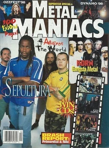 Metal Maniacs Lot TEN 1998 1999 2001 2002 2003 w/ Posters Sepultura Ozzy Dio - Picture 1 of 20