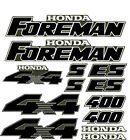 Honda Foreman 400 450 S Es 4x4 Oem Decal Emblem Sticker Kit Forman Atv Quad Set