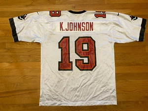 Vintage Tampa Bay Buccaneers Keyshawn Johnson #19 Jersey Team Nike Men’s Sz XL - Picture 1 of 5
