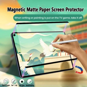 Magnetic Like Paper Matte Screen Protector Film For All iPad Pro11 Air iPad Mini - Picture 1 of 44