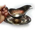 Silverplated Gravy Boat Collectible Vintage 