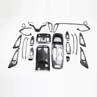 For Chevrolet Malibu 2016-24 Carbon Fiber abs Interior Decor Full Kit Set Cover Foto 1 de 4