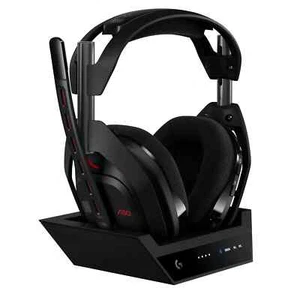 Logitech G Astro A50 (Gen 5) Wireless Gaming Headset + Base Station (Black) - Picture 1 of 6
