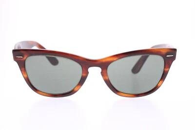 20 世纪 80 年代雷班 B&L 美国拉拉米龟太阳镜旅人 G15 绿色玻璃镜片 — 第 1/4 张图片