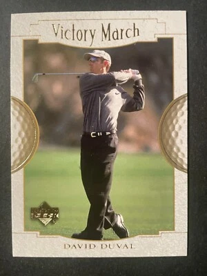David DUVAL 2001 Upper Deck Golf Card Victory March #165 - Image 1 of 2
