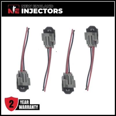 Juego de 4 conectores de inyector de combustible DENSO para Yamaha YZF-R1 2011 14B-13761-00-00 Foto 1 de 2