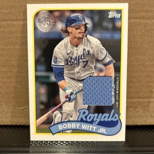 2024 Topps Series 1 Bobby Witt Jr. 1989 Game Used Relic #89BR-BW Royals - Picture 1 of 2