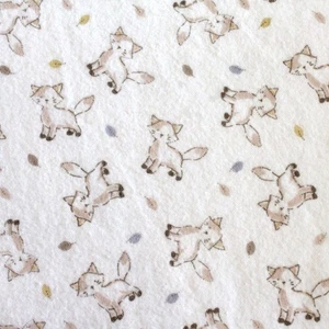 Joann Super Snuggle Flannel - Prewashed - 1 yd - Foxes and Leaves - Picture 1 of 2