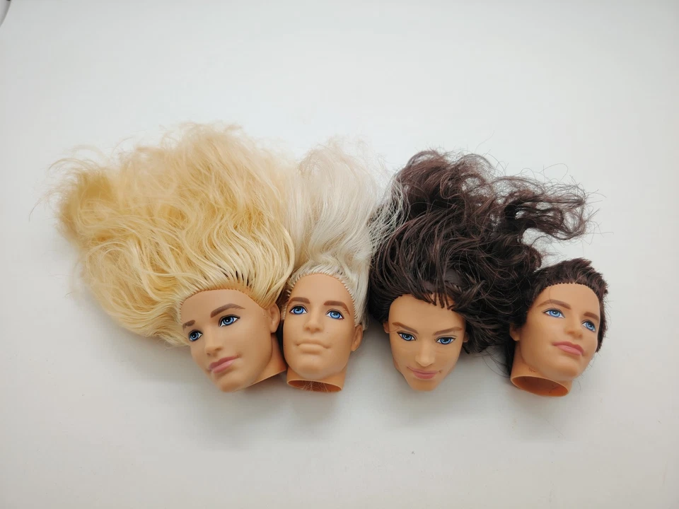 Cabeza de muñeca masculina de plástico a escala 1/6 de pelo de niño joven de moda Foto 1 de 1